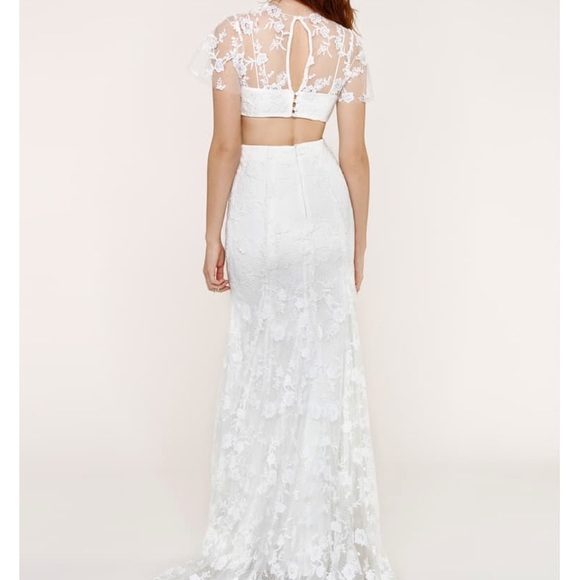 Two-Piece Mermaid Gown lace - Picture 7 of 14